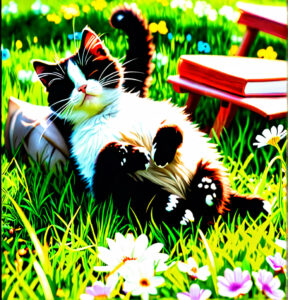 Sketch to Image cat cinematic
