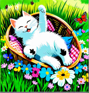 Sketch to Image cat digitalart