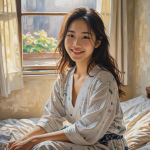 text to image bijo oilpainting