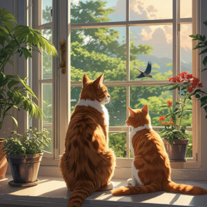 text to image cat anime