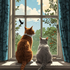 text to image cat comic