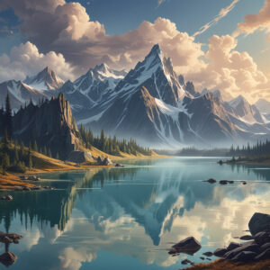 text to image landscape digitalart